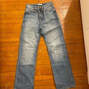 Zara Men's Straight Blue Jeans